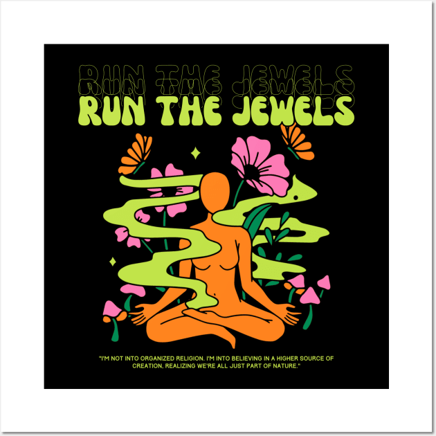Run The Jewels // Yoga Wall Art by Mamamiyah